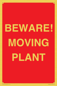 BEWARE! MOVING PLANT